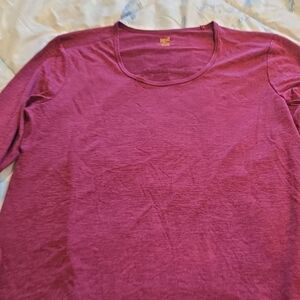 Everlast Burgundy Long Sleeve Shirt